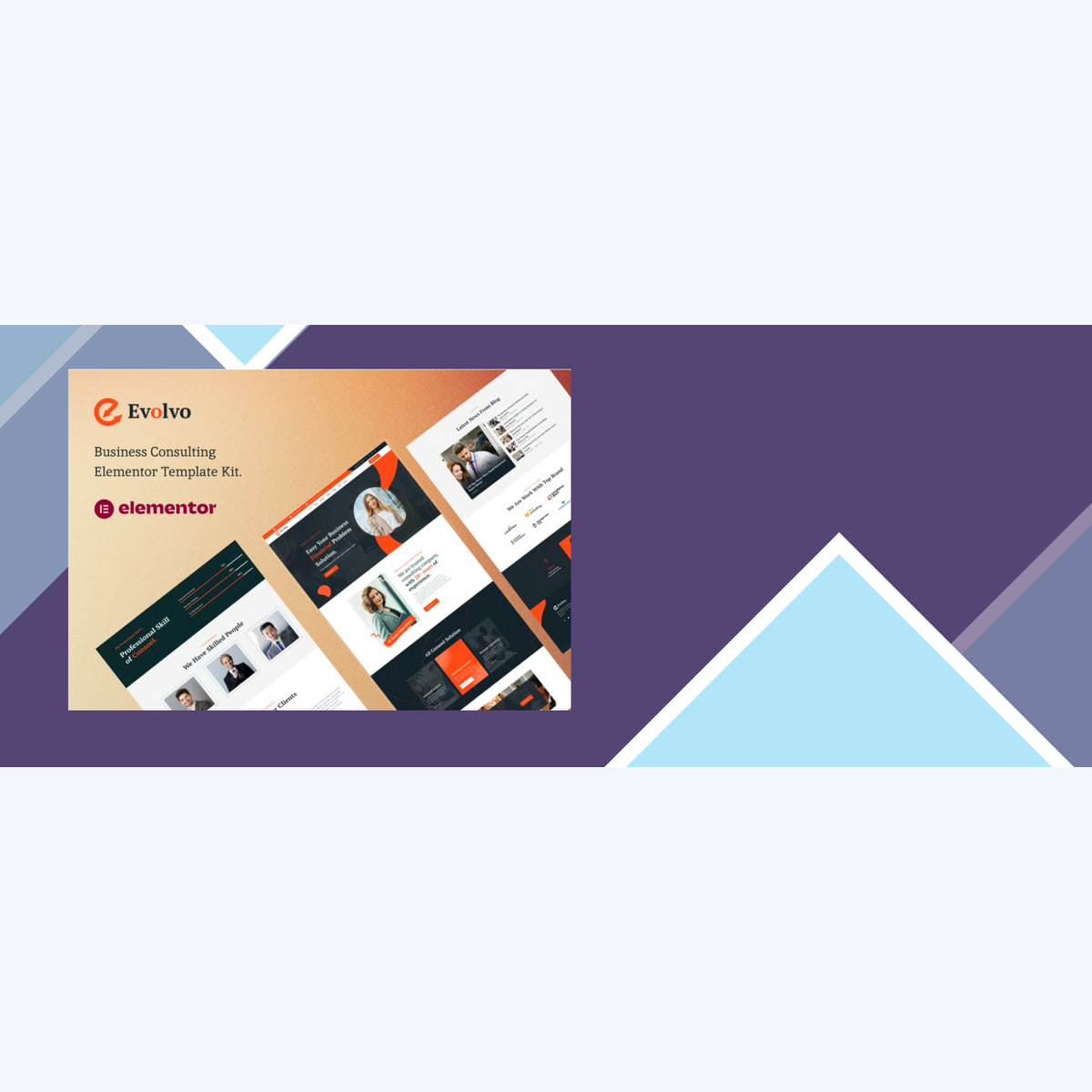 Evolvo – Business Consulting Elementor Template Kit