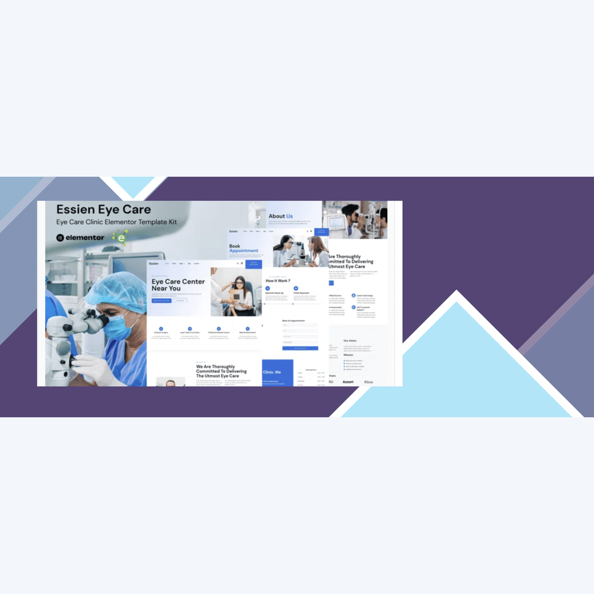 Essien – Eye Care Clinic Elementor Template Kit