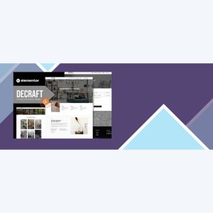 Decraft – Furniture and Interior Design Elementor Template Kit
