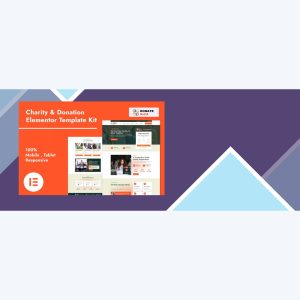 DonateAlfa – Charity and Donation Elementor Pro Template Kit