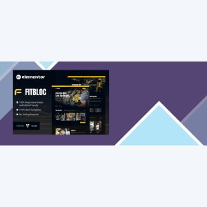 Fitbloc – Fitness and Wellness Elementor Template Kit