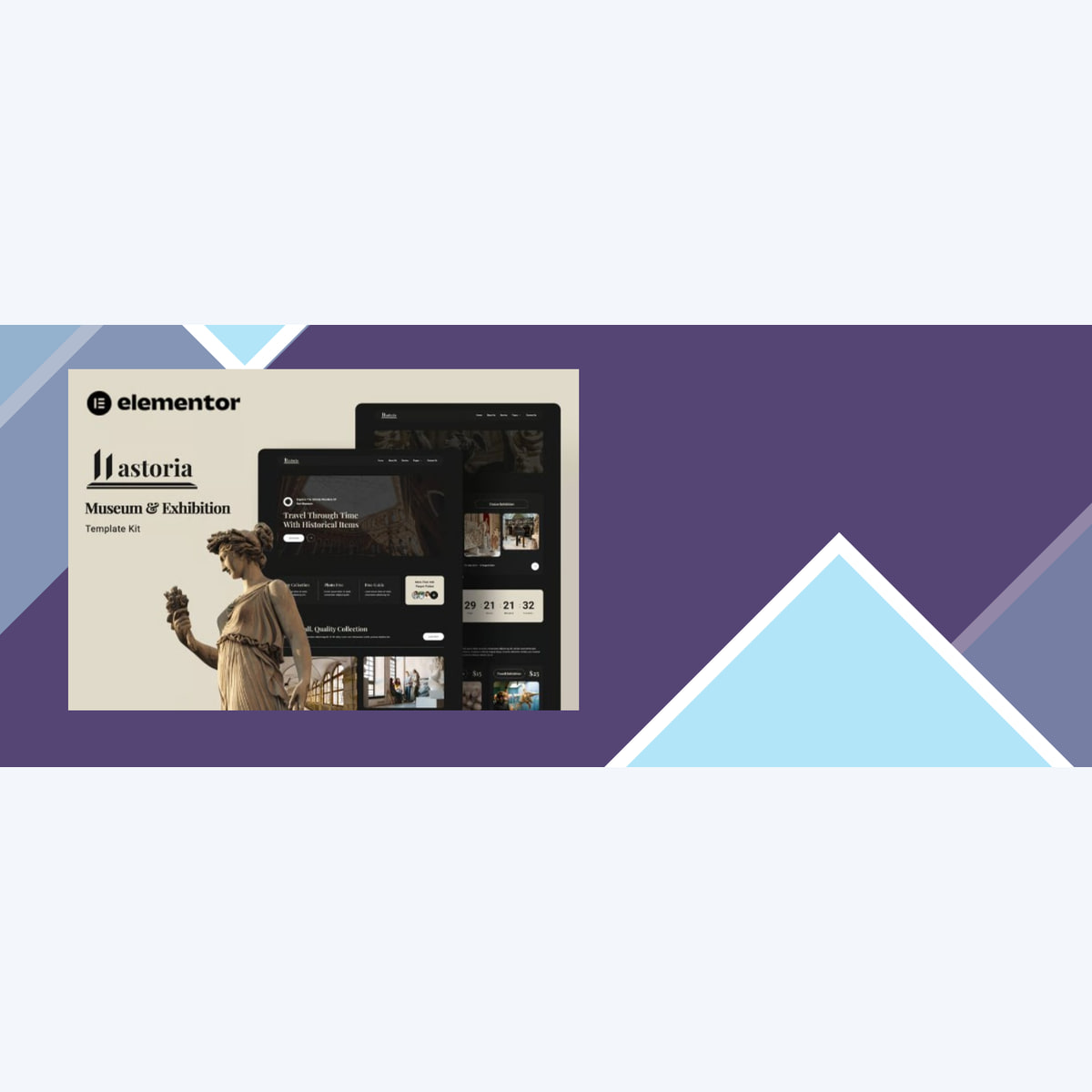 Lastoria – Museum and Exhibition Elementor Template Kit