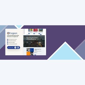 Forgeon – Industrial and Manufacturing Elementor Template Kit