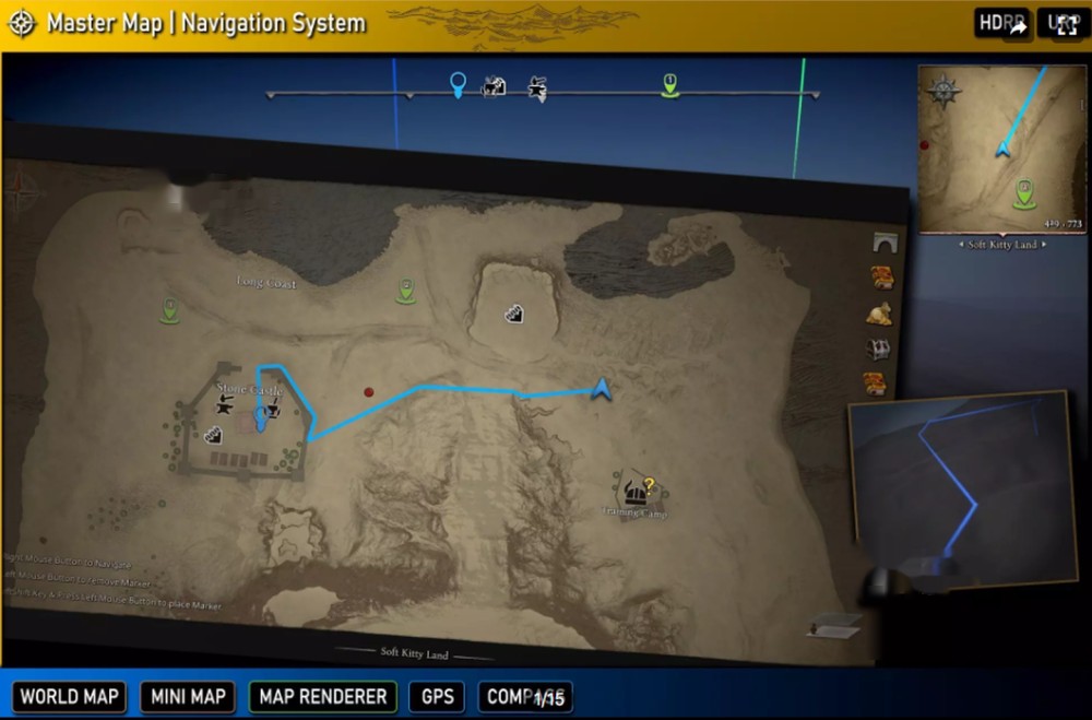 Unity Master Map Navigation System MapRenderer 1.32