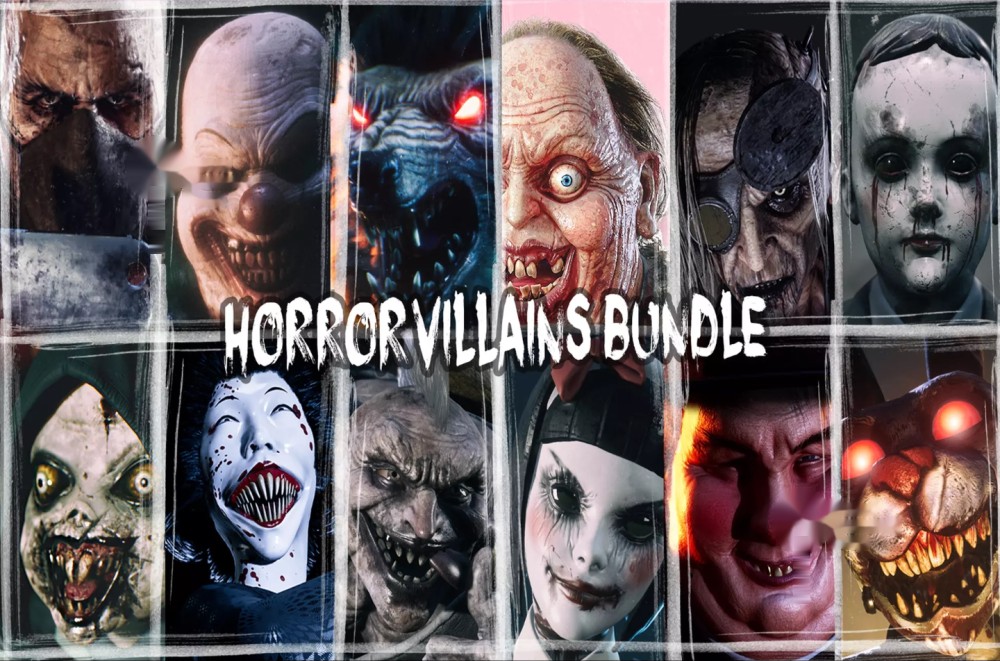 Unity Horror Villains Bundle pack 1.0