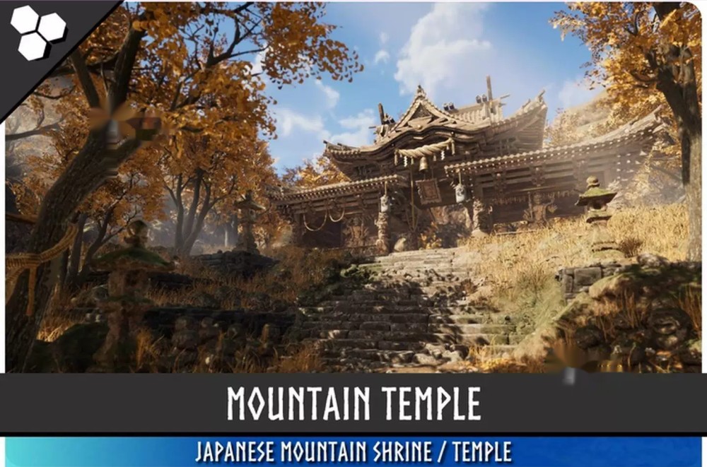 Unity Mountain Temple Japanese Temple 2.0 Ancient Japanese Temple